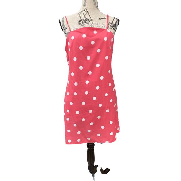 francesca's Polky Dot‎ Dress Size L - Picture 1 of 9